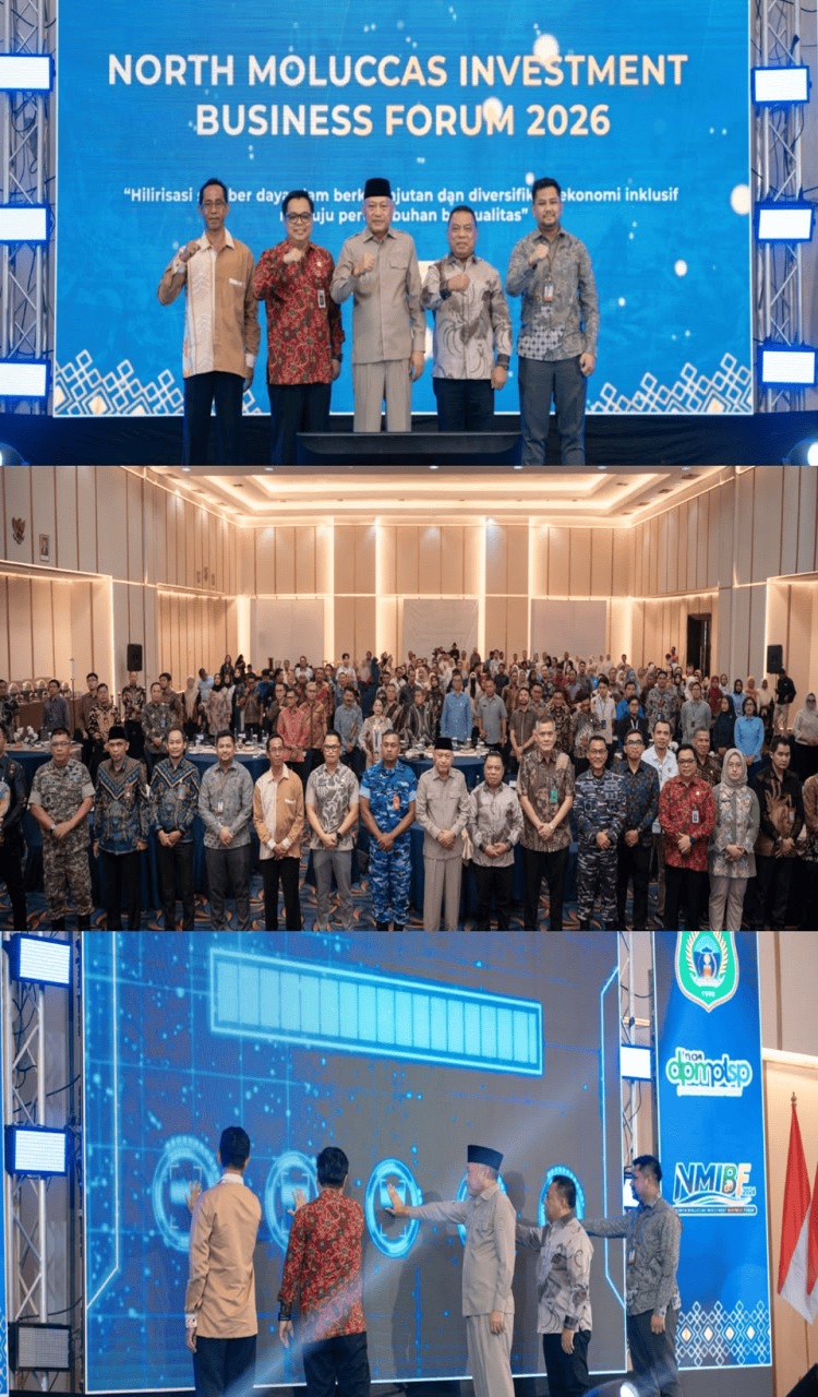 DPMPTSP Provinsi Maluku Utara Gelar North Moluccas Investment Business Forum 2026 dan Launching Gerbang Investasi Daerah