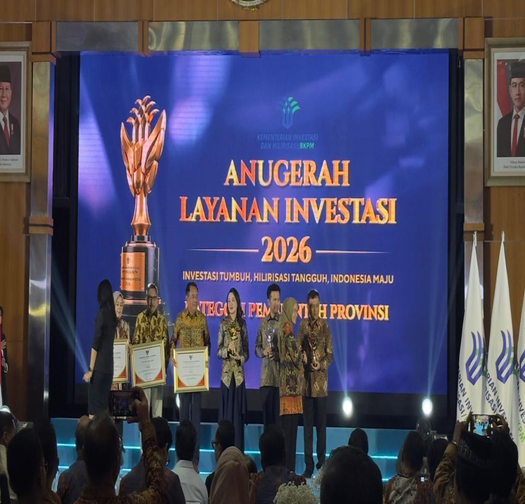 MALUKU UTARA RAIH TERBAIK PERTAMA ANUGERAH LAYANAN INVESTASI 2026
