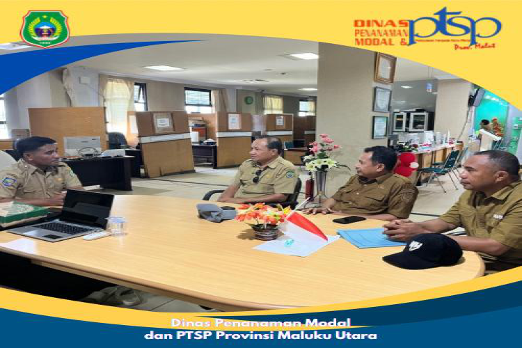  Kunjungan BAPENDA Kabupaten Halmahera Barat Ke DPMPTSP Provinsi Maluku Utara